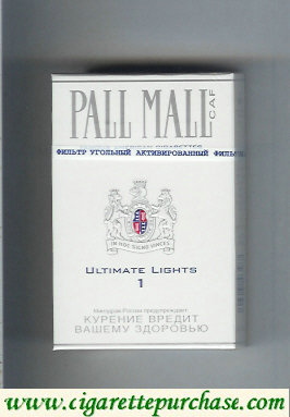 Pall Mall Caf 1 Ultimate Lights Cigarettes hard box